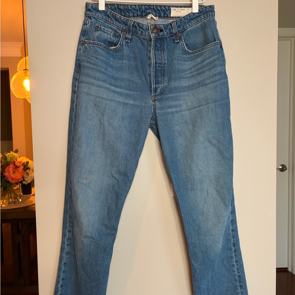 Rag & Bone Jeans Nina High Rise Monty Wash Organic‎ Cotton